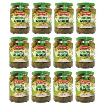 Hengstenberg Crunchy Gherkins, 24.3 Ounce (Pack of 12)