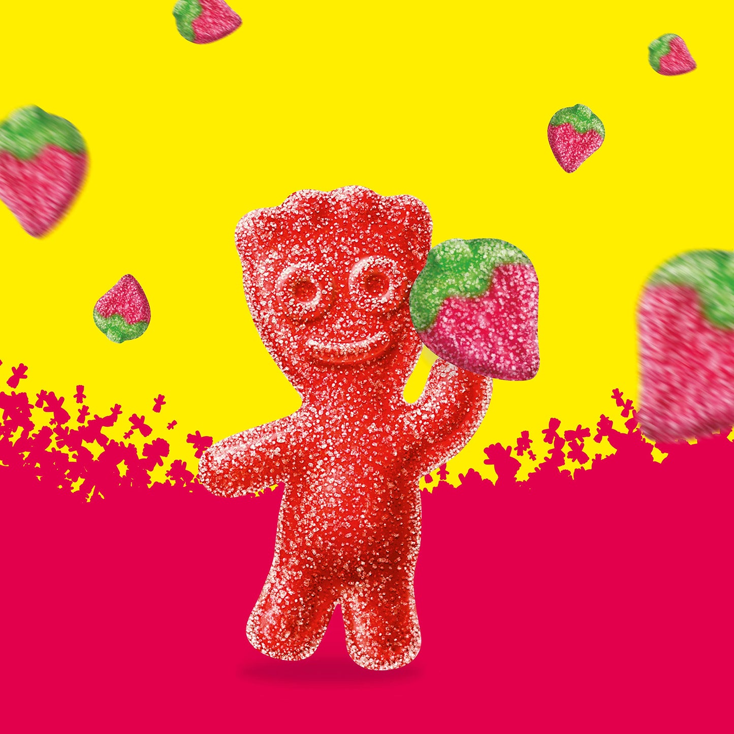 Sour Patch Kids Strawberry Soft & Chewy Candy, Share Size, Bulk Candy, 12 - 12 Oz Bags