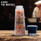 Himalayan Chef Salt Grinder, Refillable Glass, 13 Ounce, Pink, Model HS5351