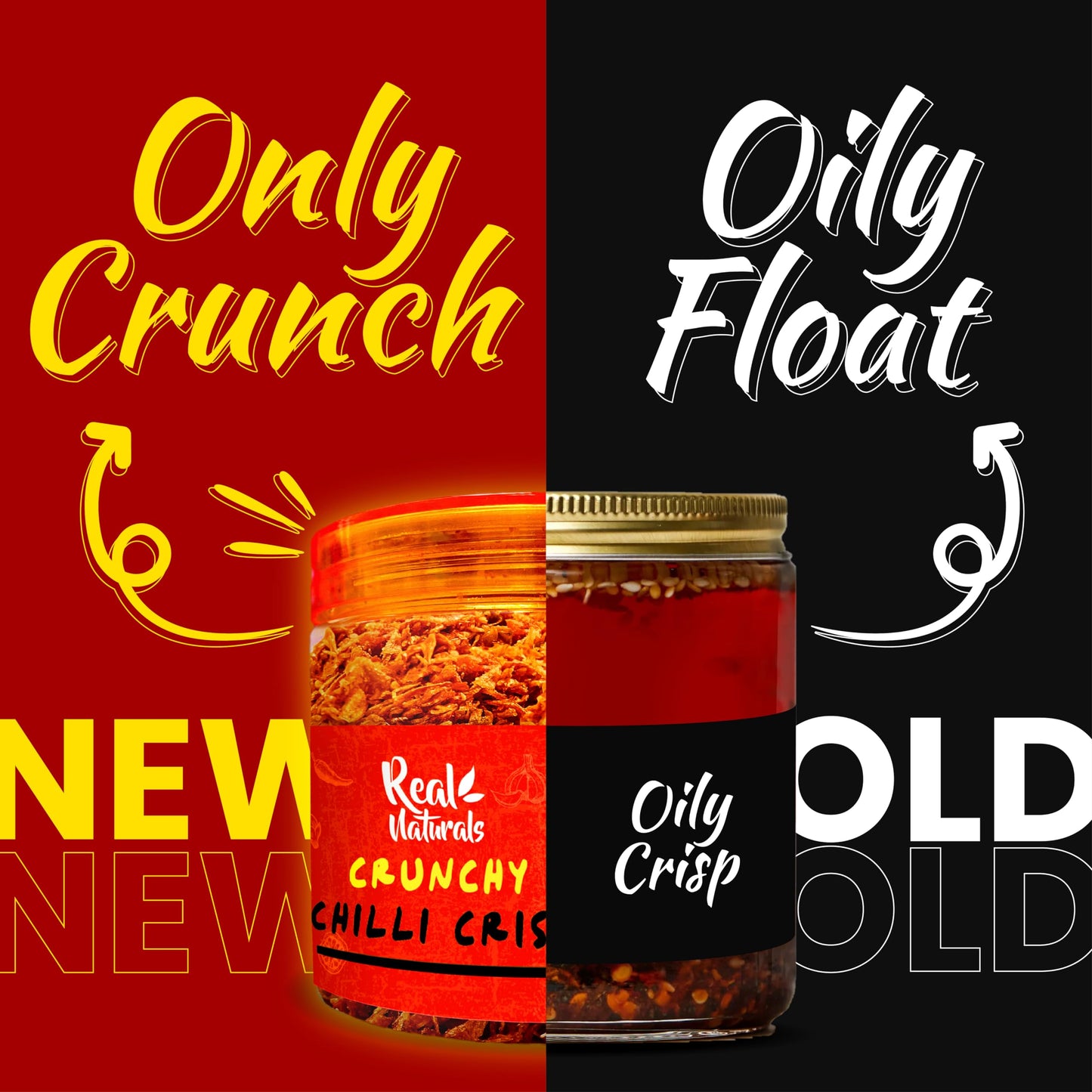 Chili Crisp (medium spicy) chilli crisp oil  without the oil . Crispy chili crunch with garlic, onion. For ramen toppings, salad