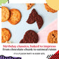 Davids Cookies Happy Birthday Gift Sampler Tin – Crunchy Gourmet Cookies – Bakery Snack Gift For Birthdays, Celebrations And Special Occasions –Assorted Cookies