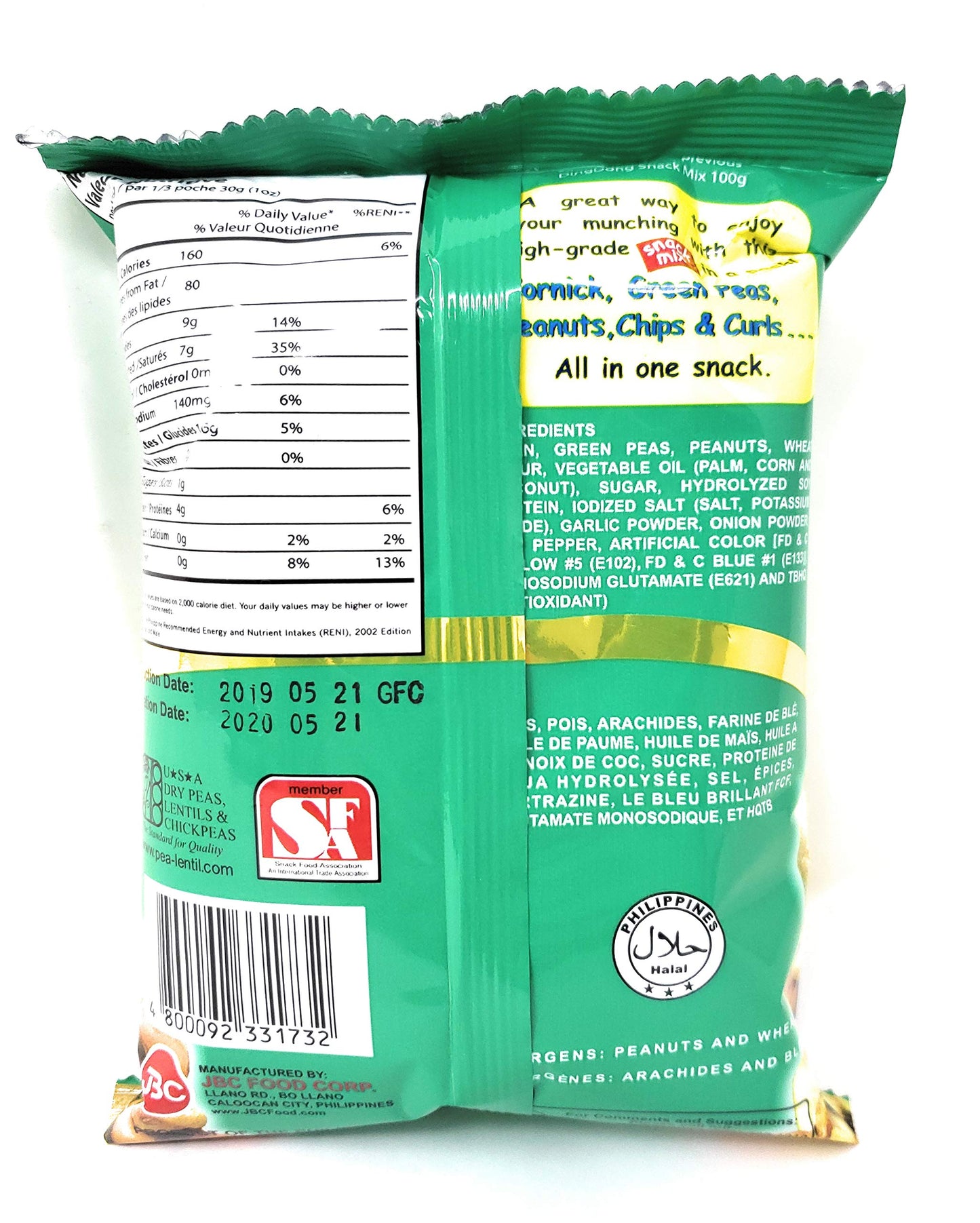 Ding Dong Snack Mix W/ Chips & Curls (6 Pack, Total Of 600G)