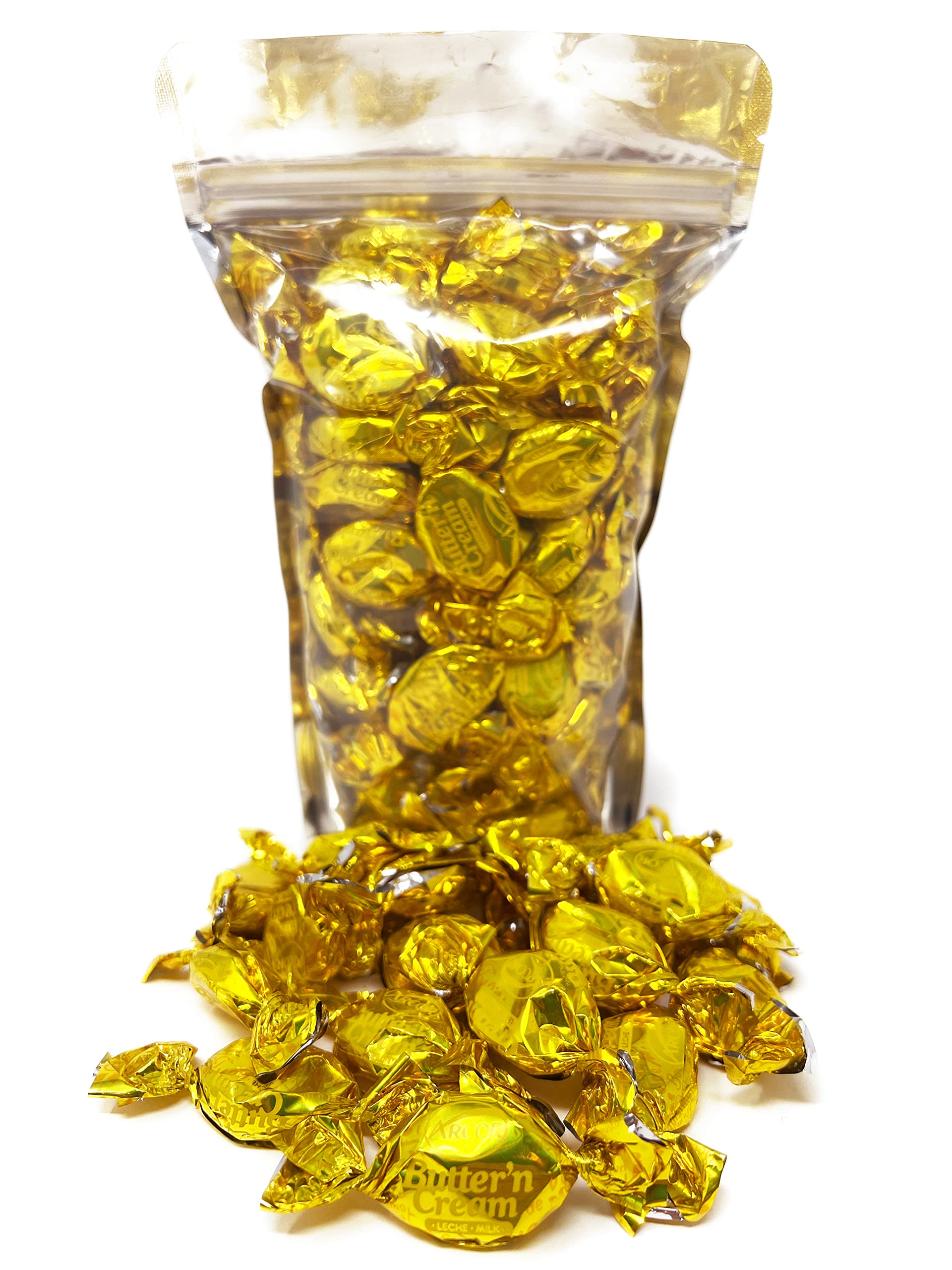Assortit Holiday Butter Cream Hard Candy Snack Pack - 75 Pieces - 14 oz - Gold