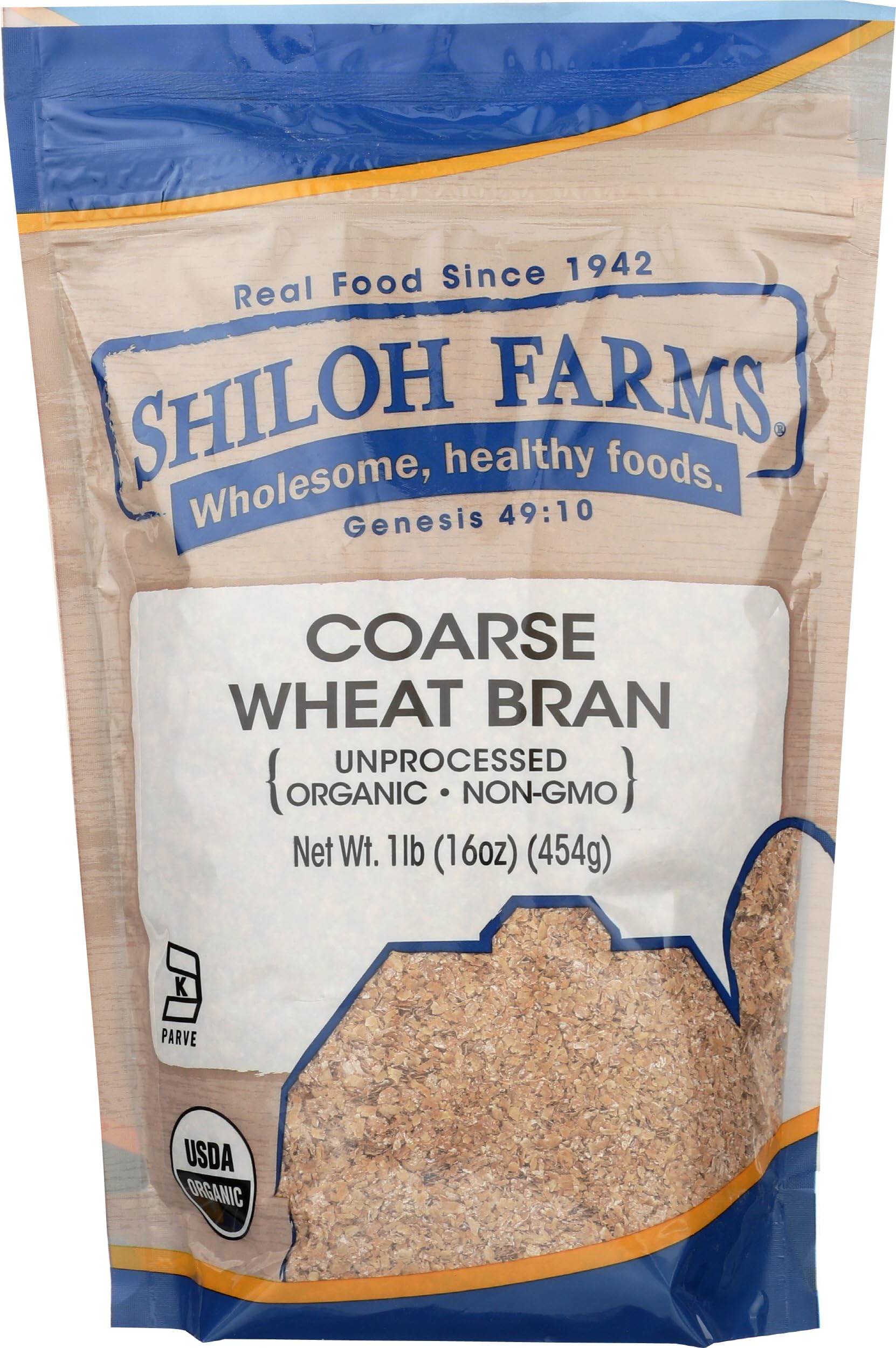 Shiloh Farms Organic Bran Coarse, 16 Oz