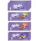 Milka Chocolate Bars Variety Pack, Alpine Milk, Cow Spots, Strawberry & Hazelnut, 10 Count