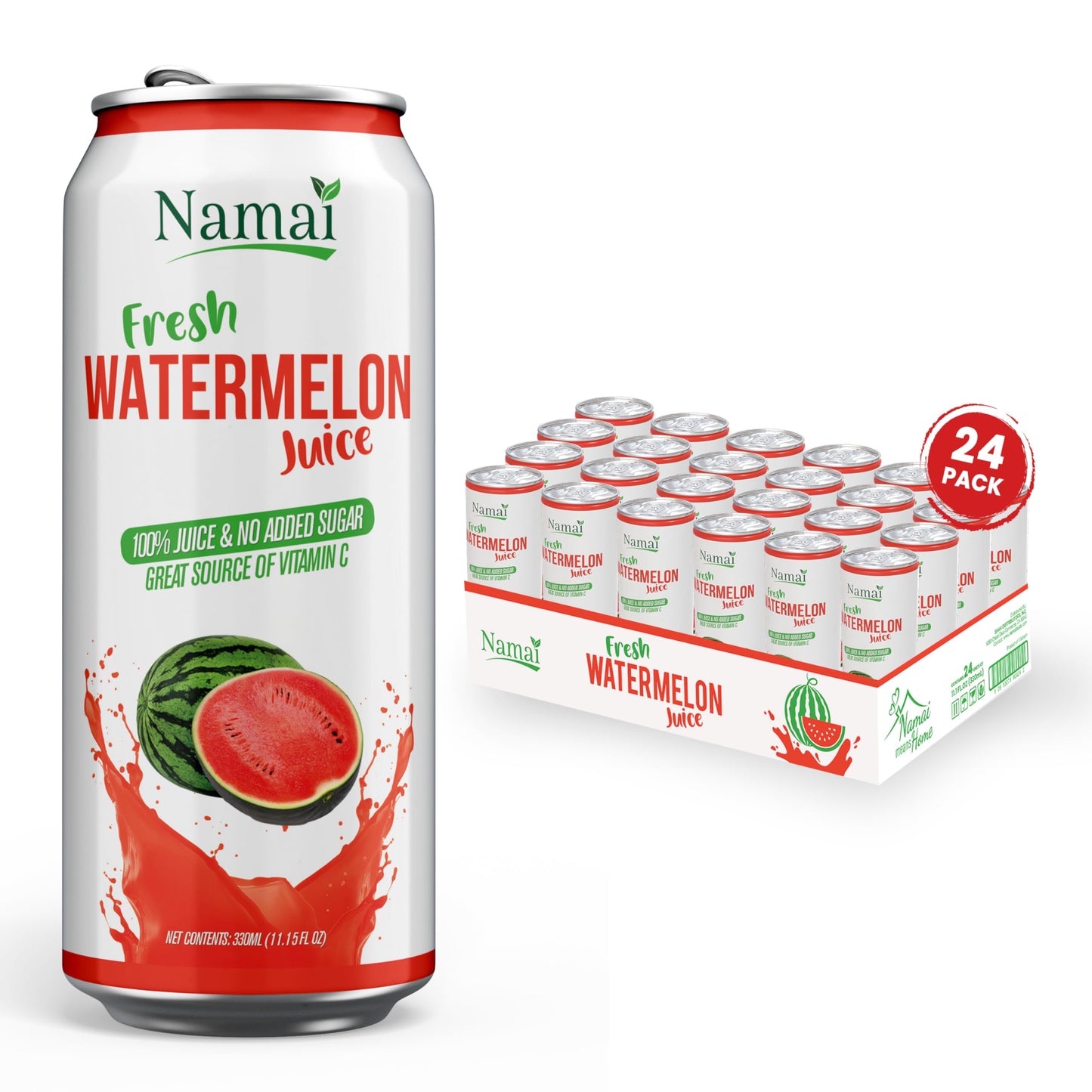 Namai Pure Watermelon Juice  No Added Sugar  24-Pack