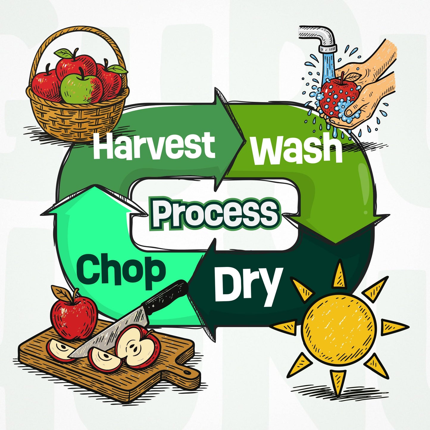 GURU HUNU Dried Fruit Mix, No Sugar Added, 32 Ounce, Chemical Free, Dehydrated Fruit Medley for Snacks and Trail Mix