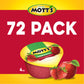 Mott'S Strawberry Applesauce, 4 Oz Cups, 72 Count (12 Packs Of 6), No Artificial Flavors, Good Source Of Vitamin C, Nutritious O