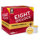 Eight O'Clock Coffee French Vanilla, Single-Serve Keurig K-Cup Pods, Flavored Light Roast Coffee, 48 Count