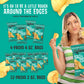 Uglies Salt and Vinegar Kettle Cooked Potato Chips, Gluten Free, 6 Oz. Bags, Pack of 4