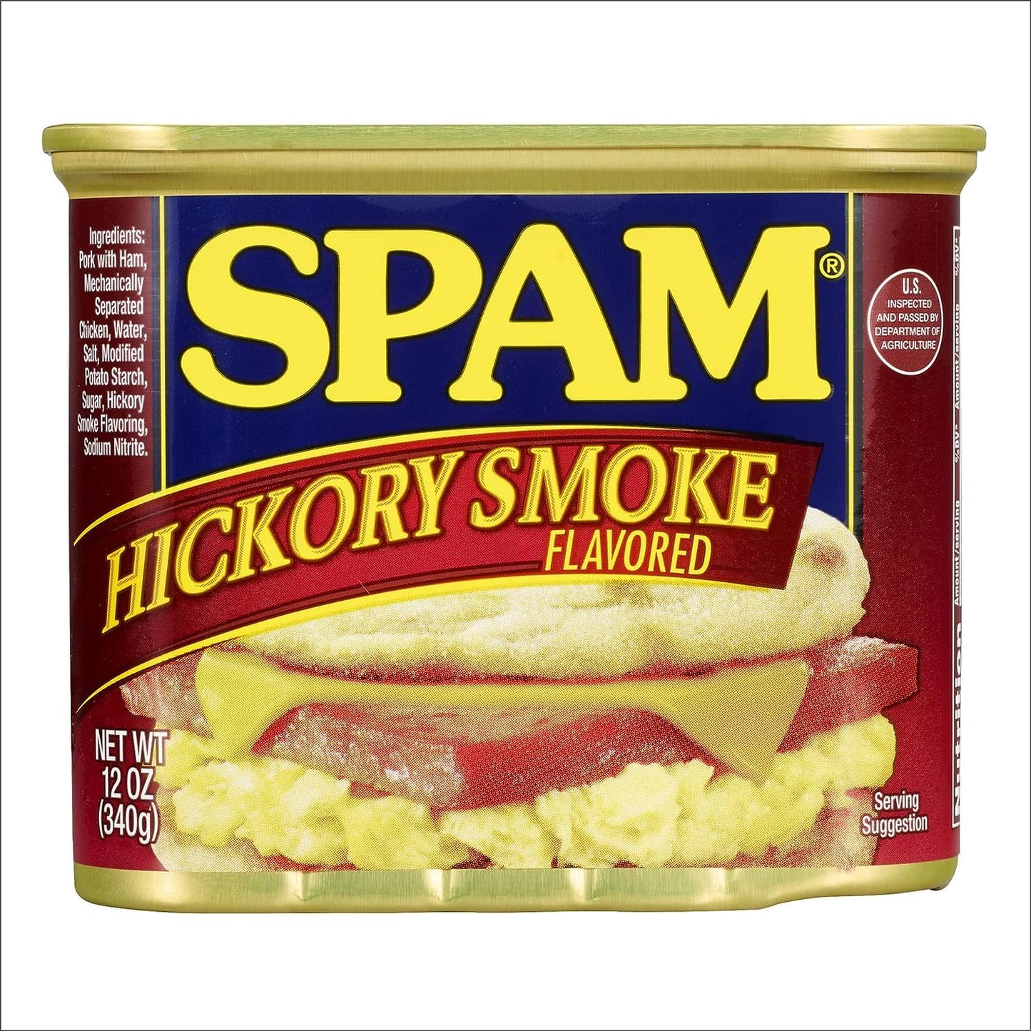 SPAM Hickory Smoke 12 Ounce Can - Pack of 1