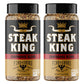 Fire & Smoke Society Steak King Seasoning | BBQ Rubs for Meat | 12.5 oz (Pack of 2)