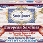 Santo Amaro - Authentic European Sardines in Tomato Sauce & Red Piri Piri Pepper, Hand-Packed Canned Sardines in Spicy Sauce fro
