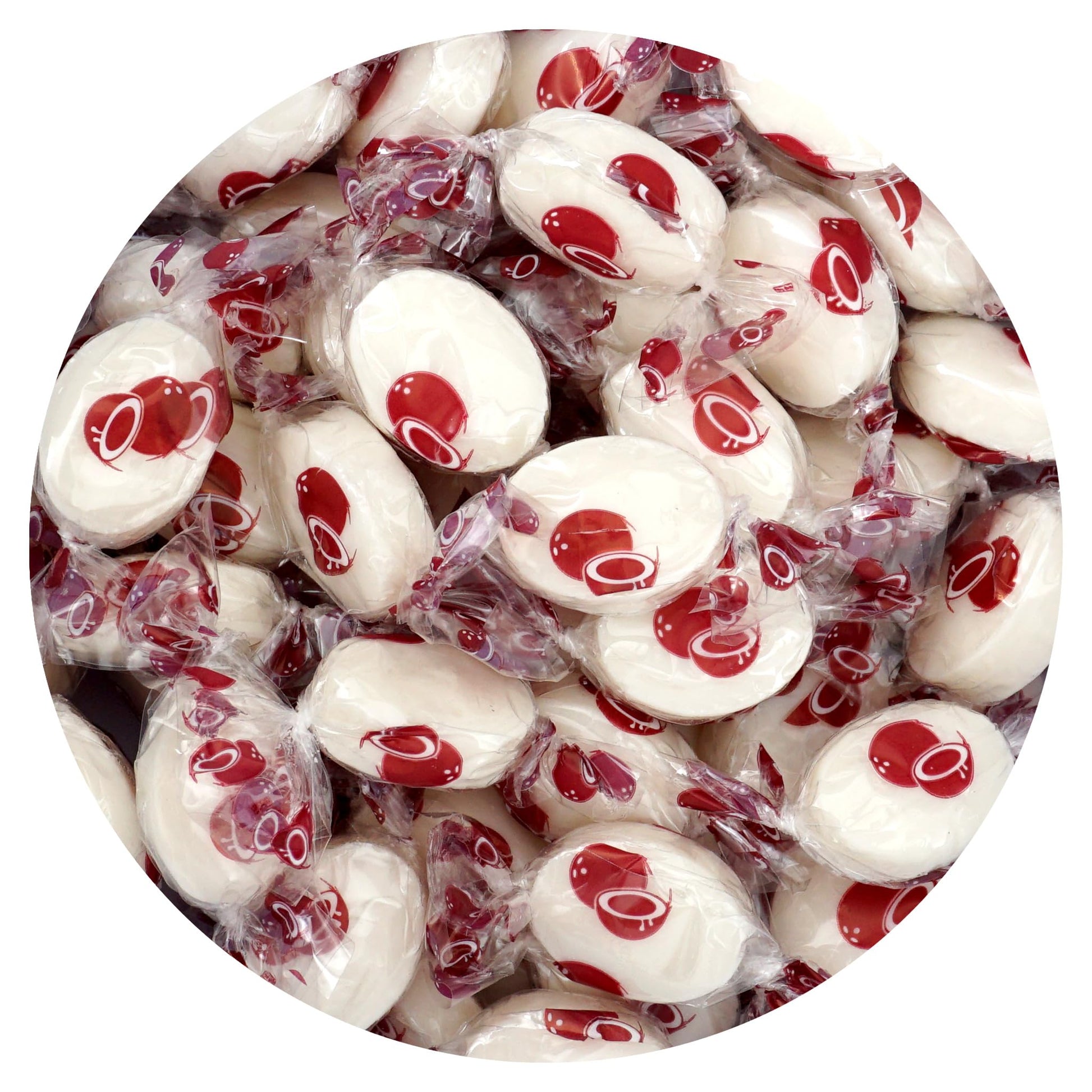 The Hampton Candy Company Coconut Drops - Individually Wrapped Hard Candy with Creamy Filling, 1 Pound Bulk Bag (Approx 70 Pieces)