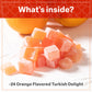 Eastanbul Turkish Delight, 8.8oz, Turkish Delights Candy, with Orange Flavor, Lokum, Loukoumi, Narnia Gifts, Vegan Gifts, Nut-Fr