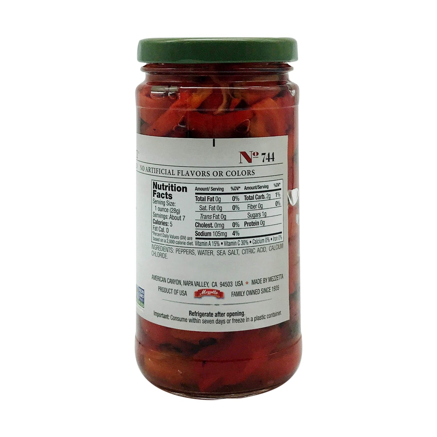 Jeffs Naturals Pepper Roasted Bell Strips, 12 Oz