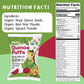 Awsum Snacks Organic Quinoa Puffs For Kids - Happy Healthy Food - Vegan Kosher Gluten Free - Non-Allergy - No Added Sugar - 24 B