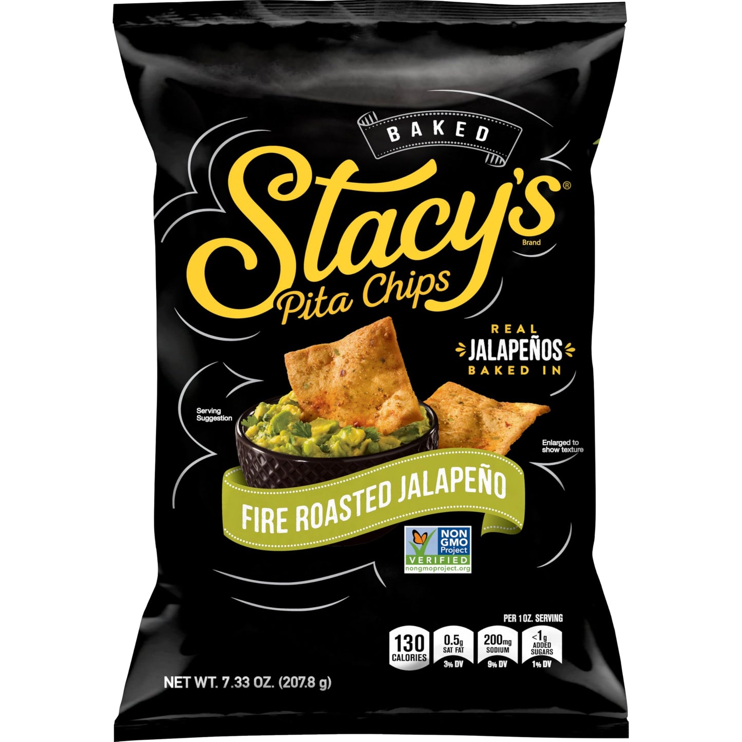 Stacys Fire Roasted Jalapeno Pita Chips, 7.33 oz