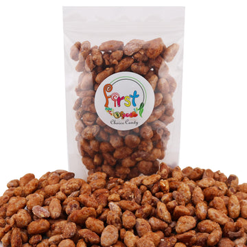 Firstchoicecandy Butter Toffee Almonds, Crunchy Roasted Candy Coated Almond (1 Pound)