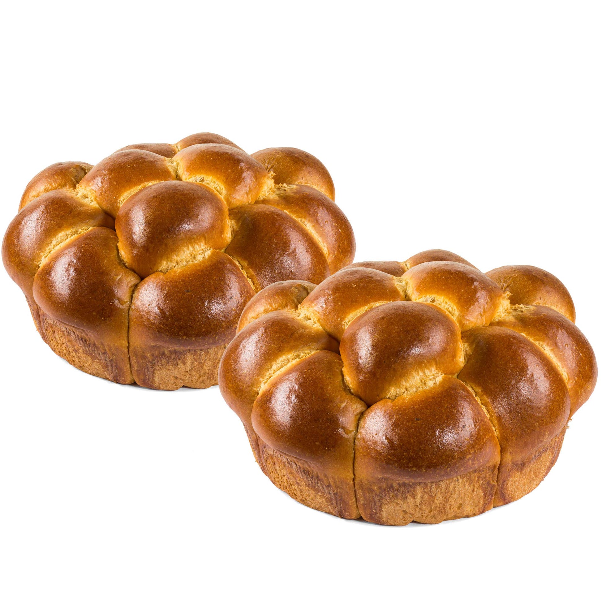 Sterns Bakery Pull-Apart Challah Bread - Traditional Kosher, 19 oz, Pack of 2