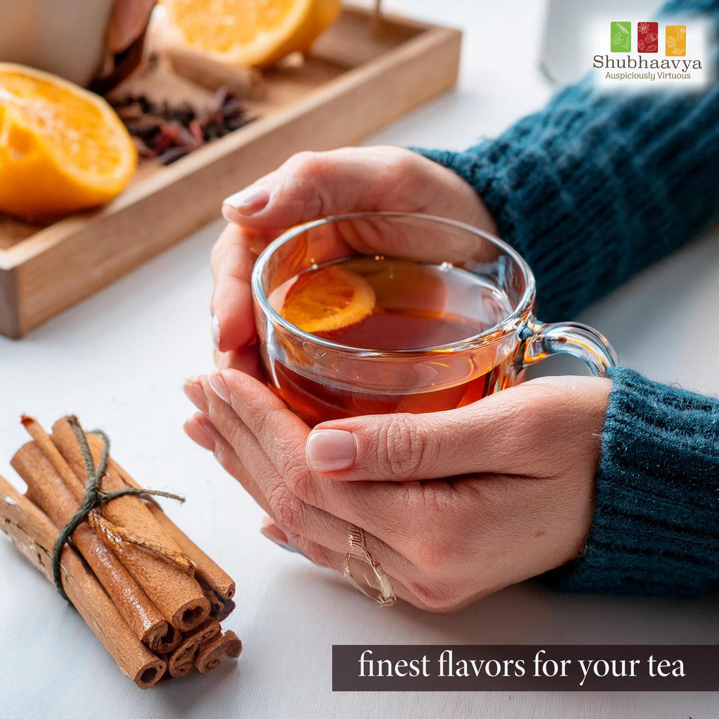 SHUBHAAVYA Premium Cinnamon Sticks - NON-GMO, All Natural, Gluten Free, 1.7oz (50g)