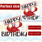 Outus Crab Cake Topper Set, 43 Pieces, Red Ocean Beach Animals Birthday Party Decorations, Model Outus-18393