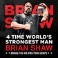 Shaw Strength Protein Pork Rinds (Dill Pickle, 8Oz); Developed For Worlds Strongest Man Brian Shaw, Keto-Friendly, High Protein,