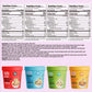 Volo Vero Konjac Noodle Variety Pack -Tom Yum, Miso, Kimchi,''Spicy'' Red Curry, 6 Pack Low Carb Instant Shirataki Noodles Angel