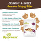 Appleways Crispy Granola Bites, Pack of 20 (1 oz Each), Granola Mini Snacks Individually Wrapped Healthy with No Preservatives.