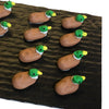Mini Mallard Ducks- 12 pcs Hunting Decoys Edible Icing Cupcake Decoration Topper Kit by BakersDozenToGo
