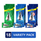 Trident Sugar Free Gum Variety Pack, Spearmint, Perfect Peppermint & Original Flavors, 18 Packs Of 14 Pieces (252 Total Pieces)