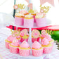 24 Pcs Donut One Cupcake Toppers Glitter Sweet One Donut Cupcake Picks Donut 1St Birthday Party Decorations For Sweet One Donut