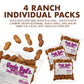 Uncle Bud's Ranch Deep Fried Peanuts (4-Pack) | Premium Crunchy Snack | Salted High-Protein Treats | USA Made