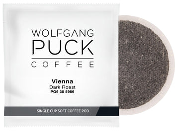 Wolfgang Puck Coffee Soft Pods, Vienna Coffee House, 18 Count (Pack Of 6)