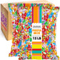 12lb Pinata Candy Mix - Assorted Lollipops, Taffy, Gum & Hard Candy - Individually Wrapped Bulk Party Candy for Birthdays, Cinco
