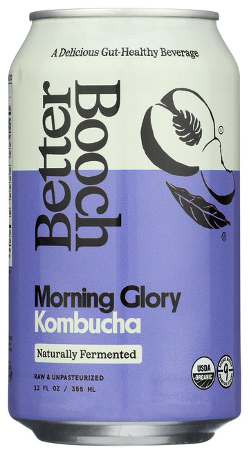 Better Booch Kombucha Morning Glory Peach Black Tea 12 Fl Oz