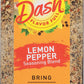 Dash Salt-Free Seasoning Blend, Lemon Pepper, 21 Ounce