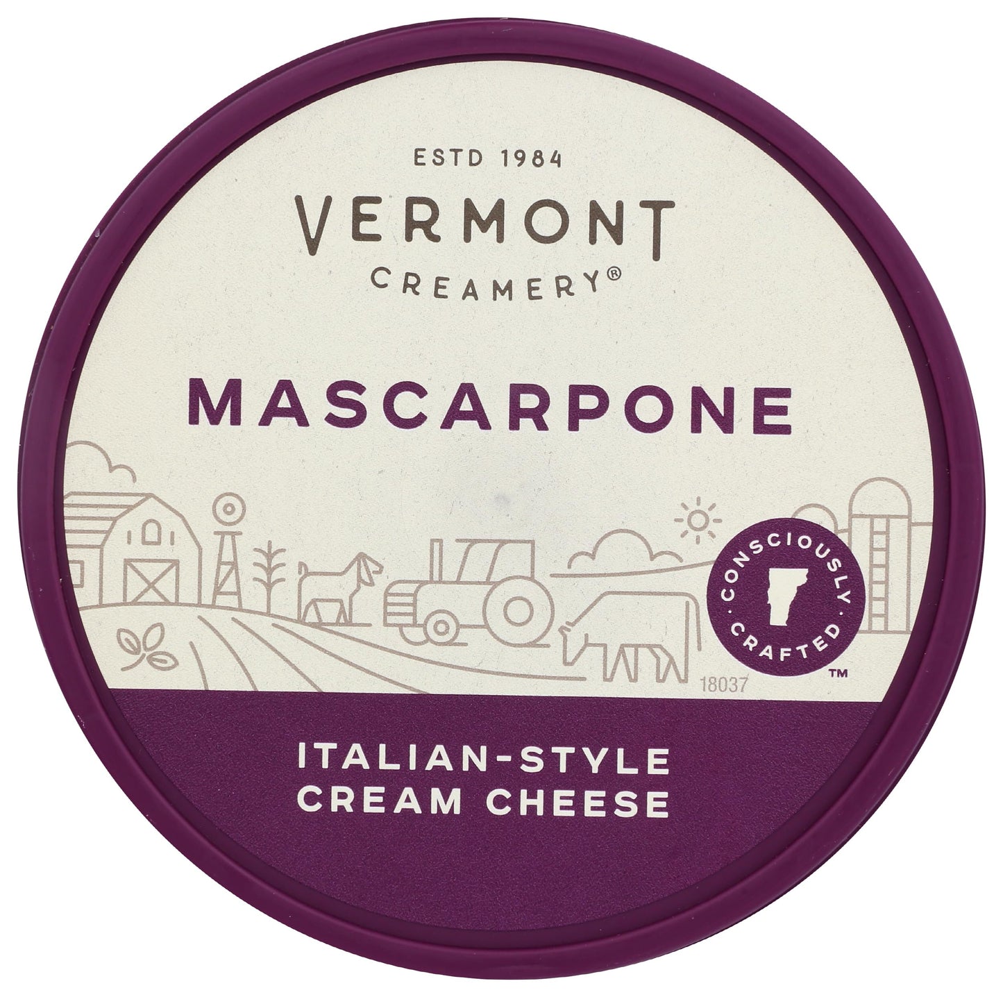 Vermont Creamery, Mascarpone Italian Style Cream Cheese, 8 oz