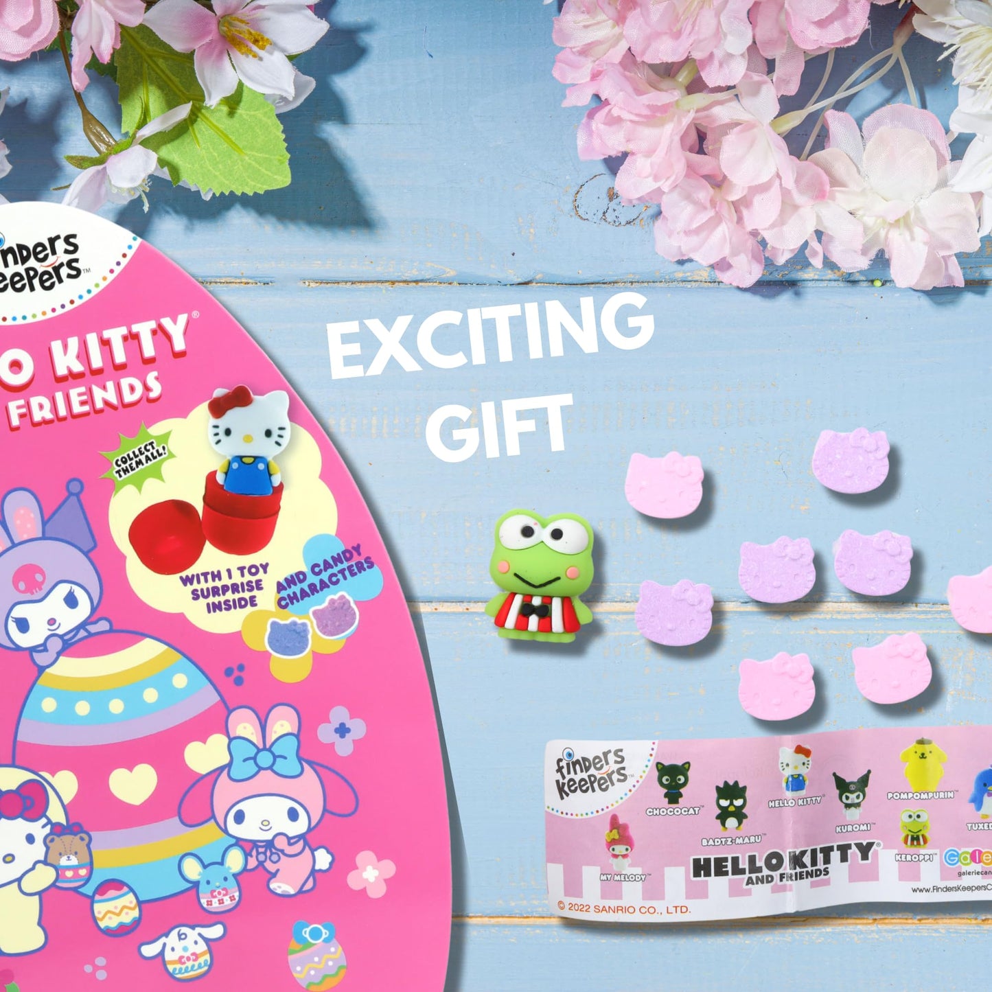 Sweetzo - Hello Kitty Finders Keepers Box, Assorted Hard Candies Inside, Party Gift, 1.76 Ounces (Pack Of 2)