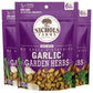 Nichols Farms Roasted No Shell Pistachios - Garlic & Garden Herbs - 6oz (Pack of 3) - Non-GMO, California Grown Snack Packs