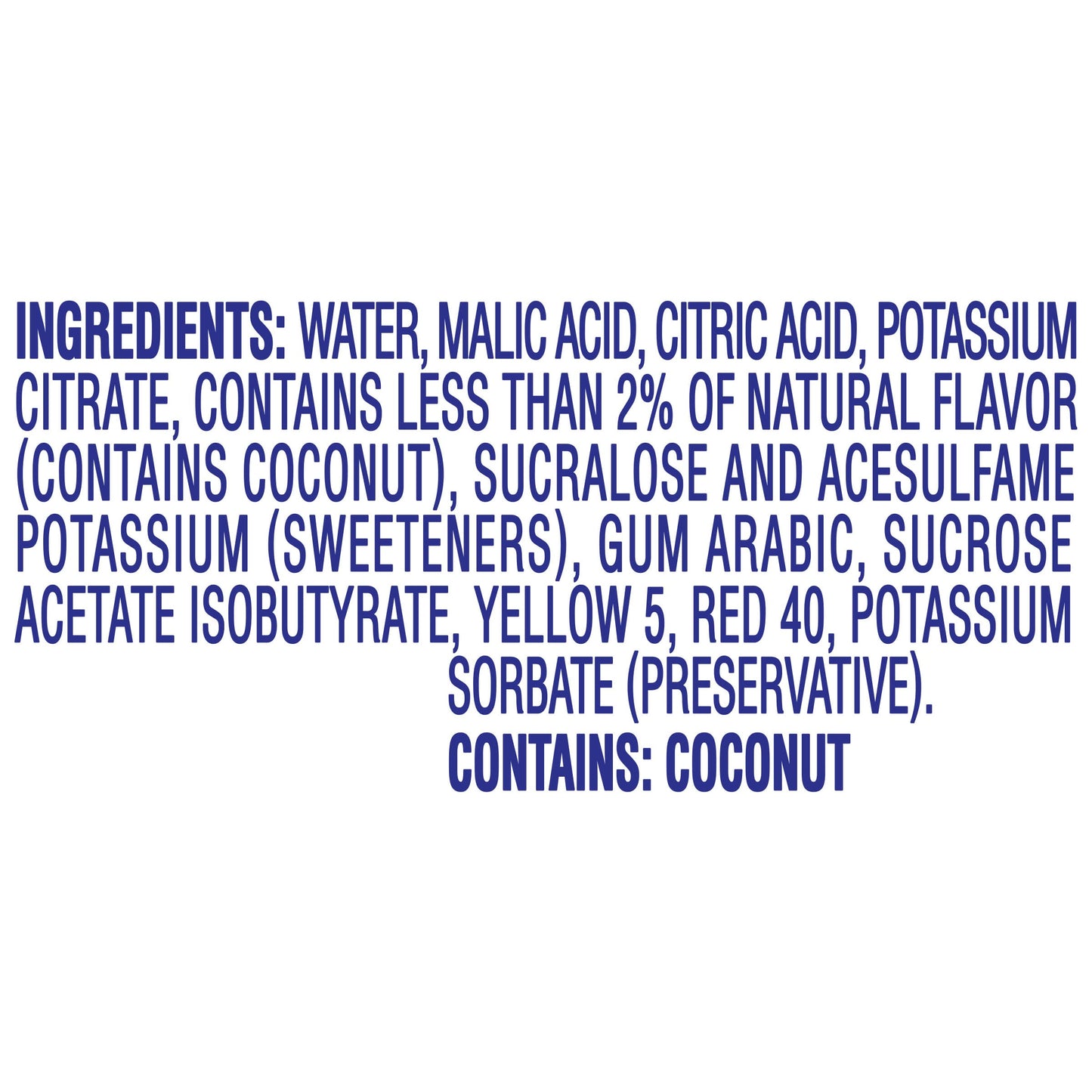 Crystal Light Liquid Energy Drink, Tropical Coconut, 1.62 fl oz (Pack of 8)