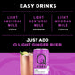 Q Mixers Light Ginger malt-inspired Cocktail Mixer, 7.5 Fl Oz (Pack of 24), Only 40 Calories