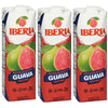 Iberia Guava Nectar Juice, 33.8 Fl Oz, Pack of 3, Guava Flavor