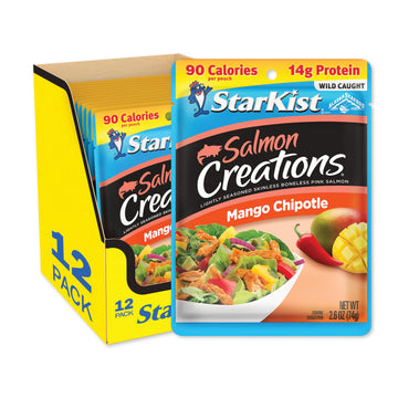 Starkist Salmon Creations Mango Chipotle - 2.6 Oz Pouch (Packaging May Vary) (Pack Of 12)