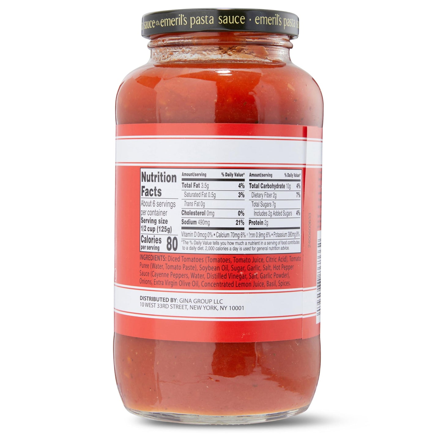 Emeril Lagasse Pasta Sauce Arrabbiata 4-Pack - 25 Oz Jars - Gourmet Sauces for Pasta, Spaghetti, Pizza