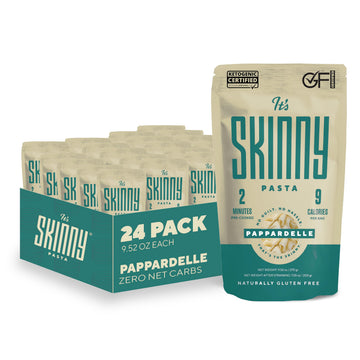 Its Skinny Pappardelle Pasta - Low Carb Pasta, Gluten Free, Keto & Vegan-Friendly, Shirataki Konjac, Sugar-Free, High in Fiber, 