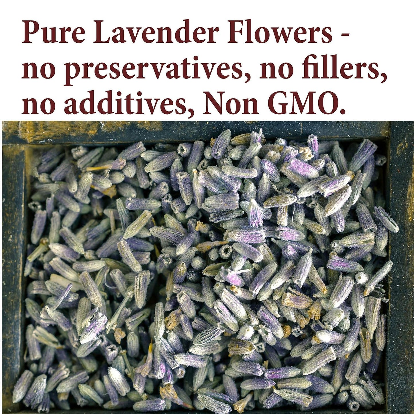 The Spice Way Lavender Flowers - (2 oz) dried flower buds for tea and culinary use - Culinary Lavender Buds - Dried Edible Laven