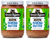 Once Again 2 Pack Organic Creamy Almond Butter, 16oz - Roasted - Salt Free, Unsweetened - USDA Organic, Gluten Free Certified, P
