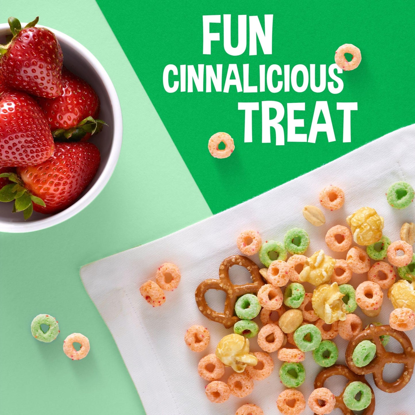 Kellogg's Apple Jacks Breakfast Cereal, Kids Cereal, Family Breakfast, Original, 8.9oz Box (1 Box)