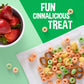 Kelloggs Apple Jacks Breakfast Cereal, Kids Snacks, Family Breakfast, Giant Size, Original, 23oz Box (1 Box)